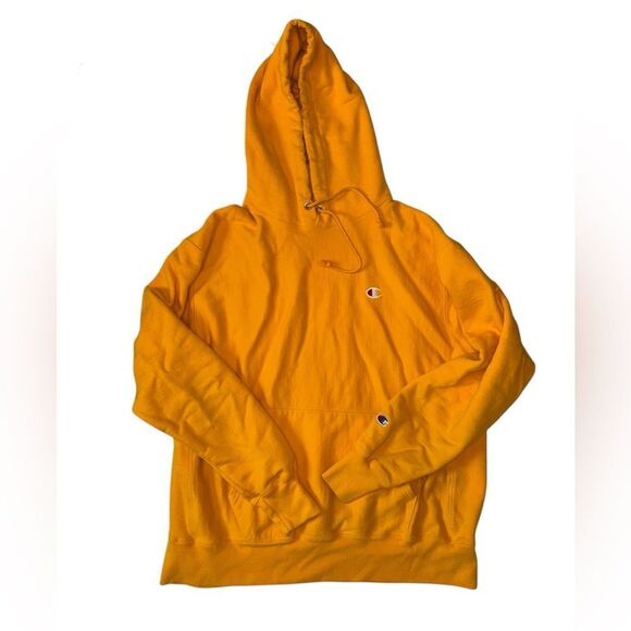 Champion Gold Reverse Weave Pullover Hoodie Size XL - Picture 2 of 4